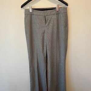 Banana Republic lined black and white Martin fit size 6 pants